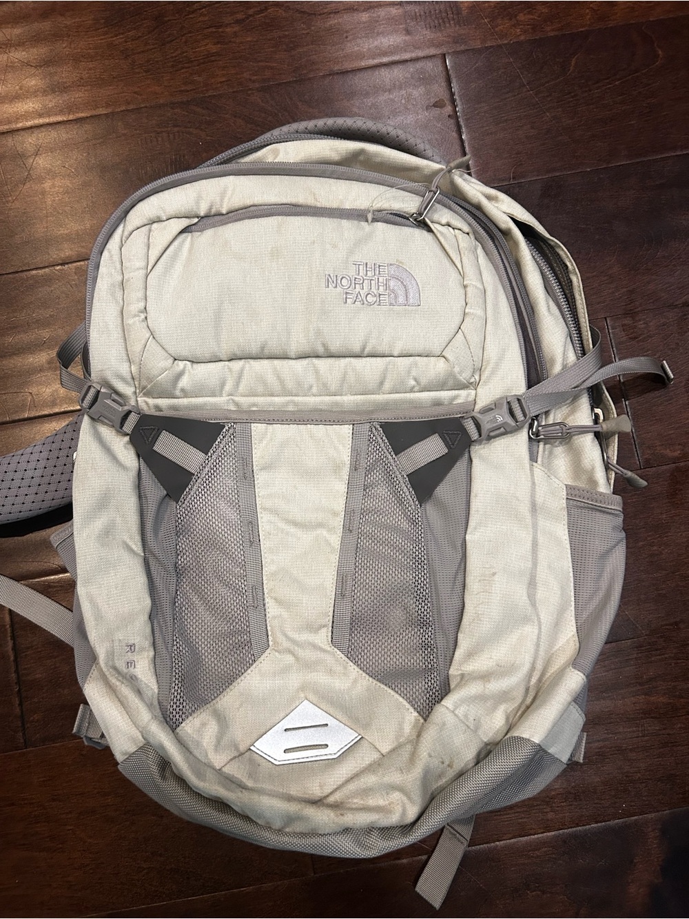 The North Face- Light Gray Backpack - Durable Everyday Pack